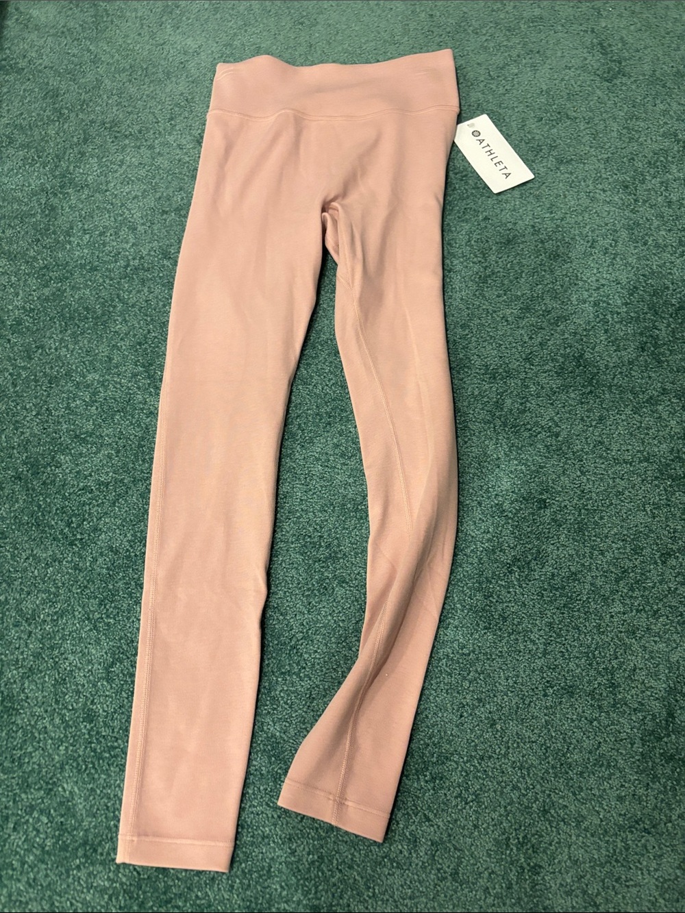 Athleta Intuition Tight Leggings Light Rose Pink XS NWT